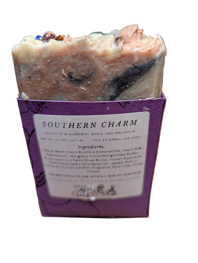 Southern Charm Tallow & Goat Milk Soap Bar