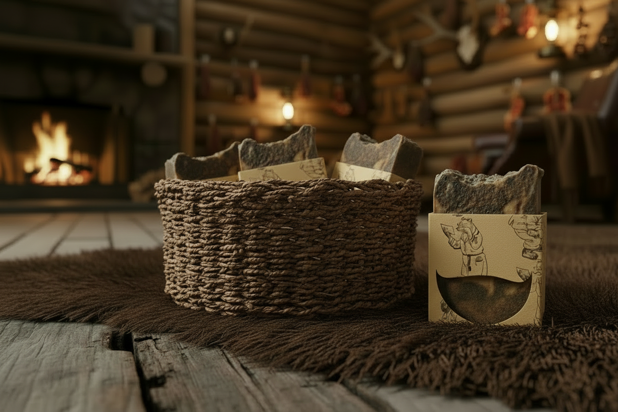 Papa Bear Tallow & Goat Milk Soap Bar