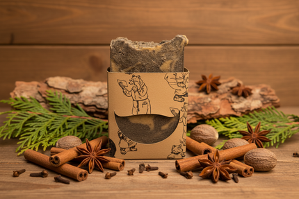 Papa Bear Tallow & Goat Milk Soap Bar