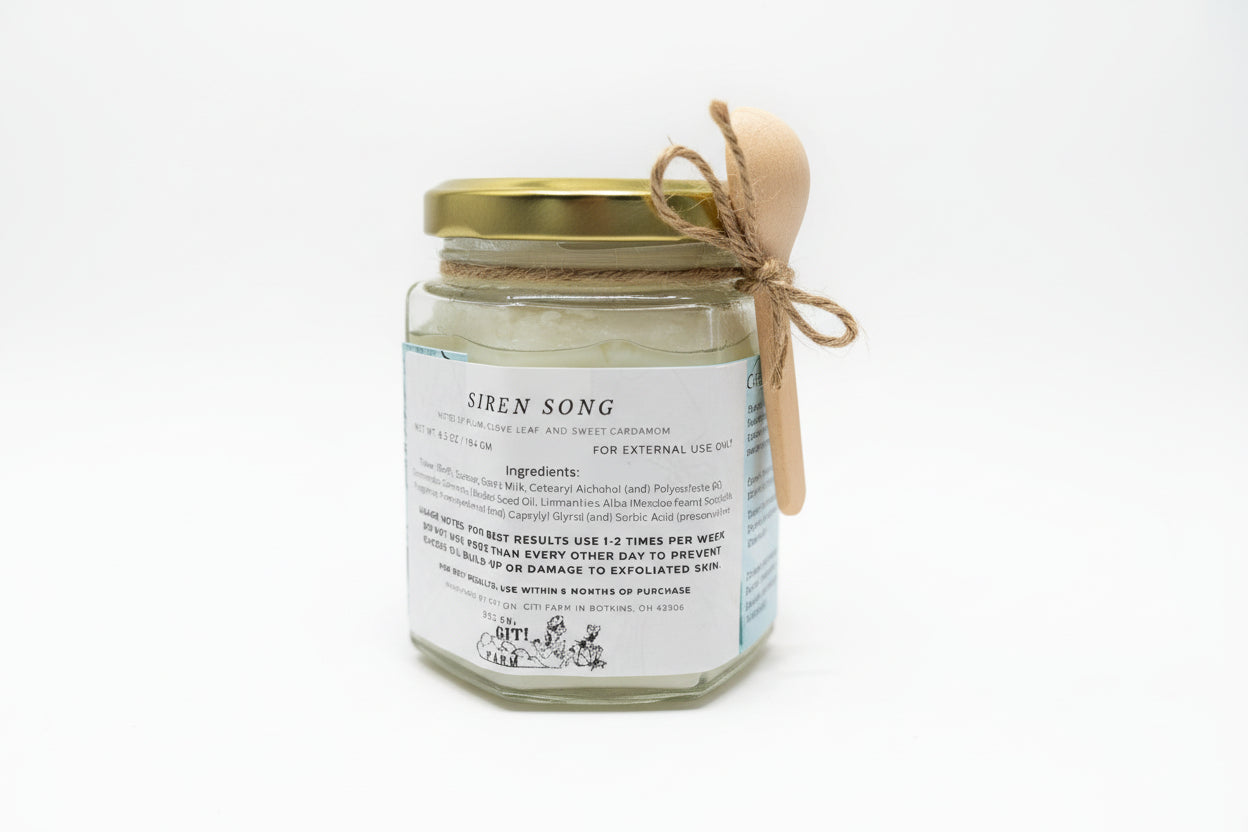 Siren Song Emulsified Tallow Sugar Scrub