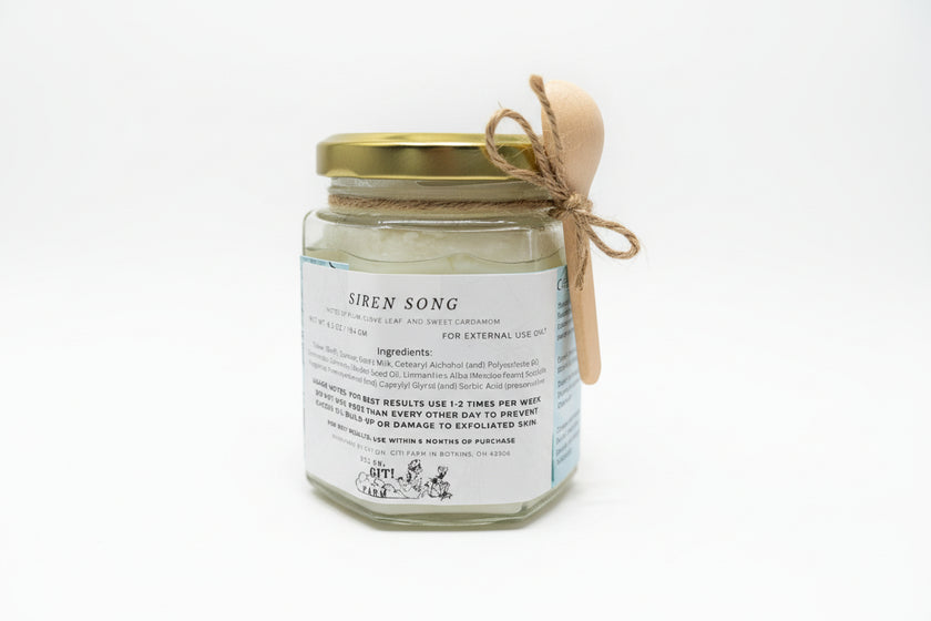 Siren Song Emulsified Tallow Sugar Scrub