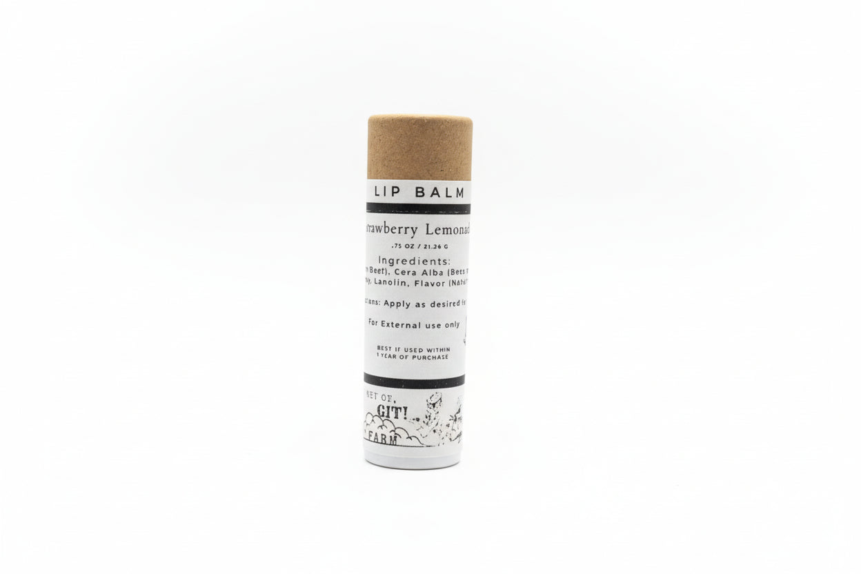 Strawberry Lemonade Tallow & Honey Lip Balm
