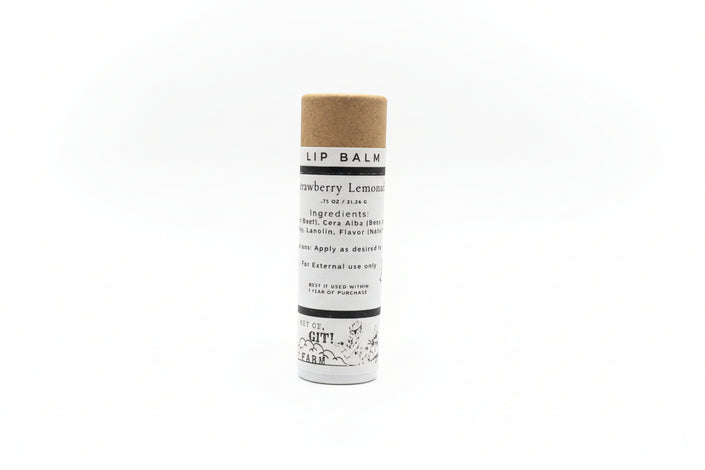 Strawberry Lemonade Tallow & Honey Lip Balm