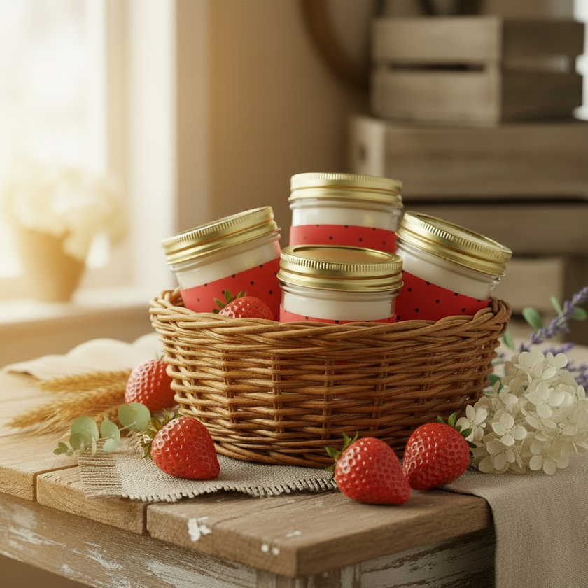 Summer Strawberry Whipped Tallow Body Butter