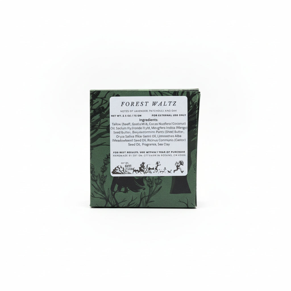 Forest Waltz Goat Milk & Tallow Shampoo Bar