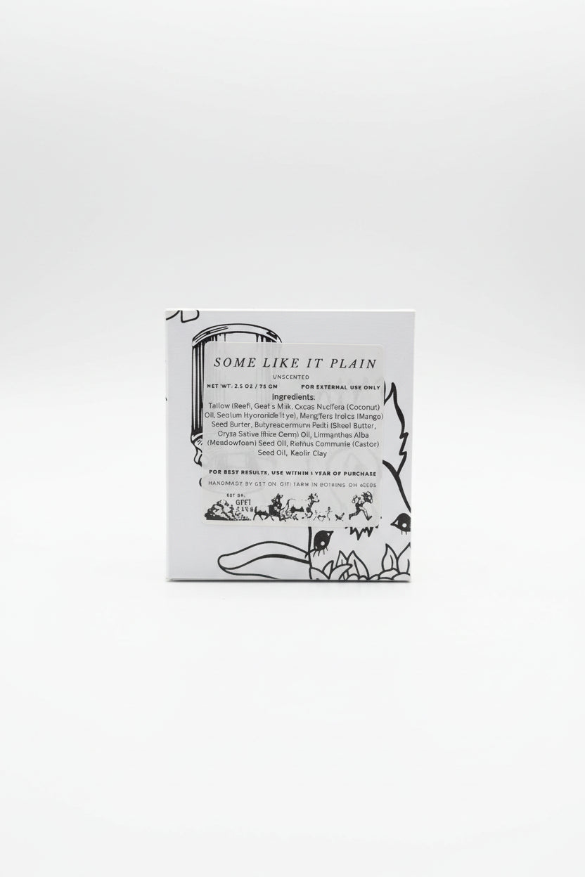 Some Like It Plain (Unscented) Goat Milk & Tallow Shampoo Bar